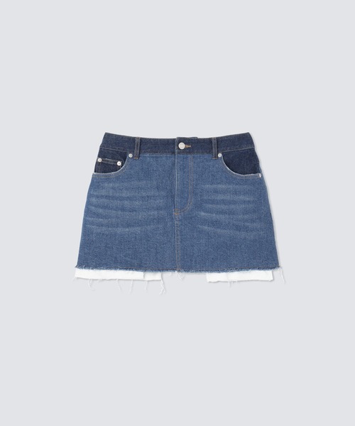 KINO THE KEI デニムスカート デニム ミニ スカート : ZOZOTOWN Yahoo