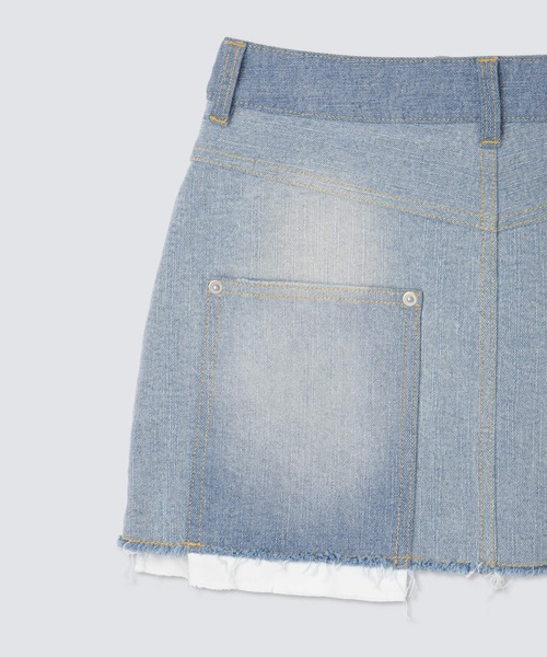 KINO THE KEI デニムスカート デニム ミニ スカート : ZOZOTOWN Yahoo