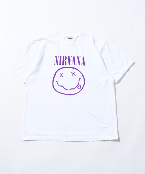 NIRVANA（MAMMUT） tシャツ アーティストTシャツ（NIRVANA ／ SMILEY