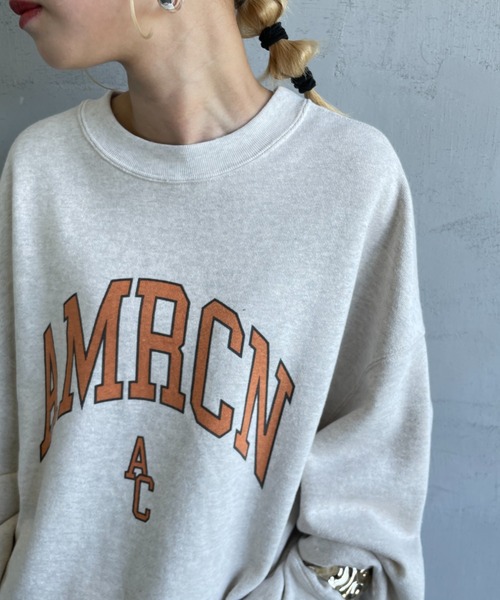 AMERICANA アメリカーナ　ポンチョジップスウェットカットソー AMERICANA アメリカーナポンチョジップスウェットカットソー