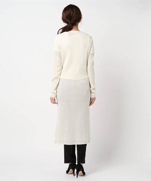 「emmi」 ニットカーディガン FREE イエロー レディース_画像5