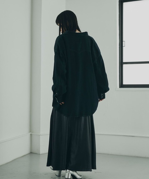 GENE HEAVENS 「GENE HEAVENS」 長袖シャツ ONE SIZE ブルー