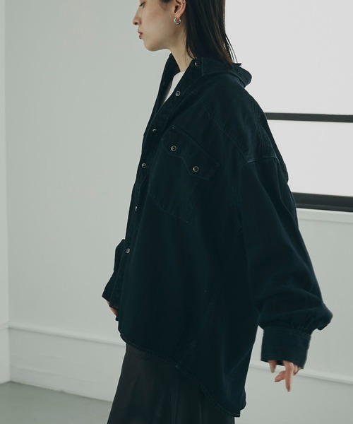 GENE HEAVENS 長袖シャツ GENE HEAVENS 「GENE HEAVENS」 長袖シャツ ONE SIZE ブルー