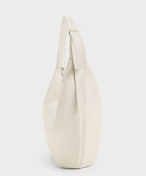 CHARLES & KEITH ストラクチャード ダブルトップハンドルトート