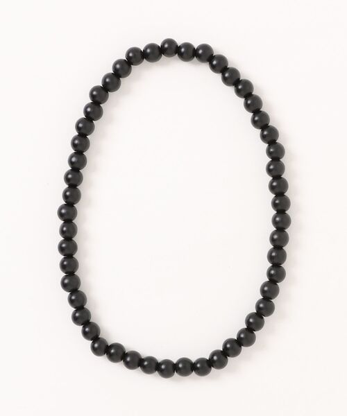 ankoROCK ネックレス an meets zakka ウッドボール数珠ネックレス(50cm