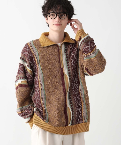 「RAGEBLUE」 長袖ニット LARGE グレー系その他 メンズ