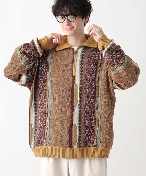 「RAGEBLUE」 長袖ニット LARGE グレー系その他 メンズ