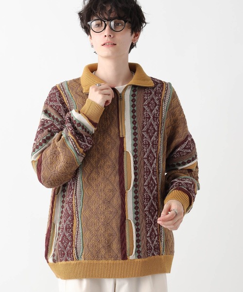 「RAGEBLUE」 長袖ニット LARGE グレー系その他 メンズ