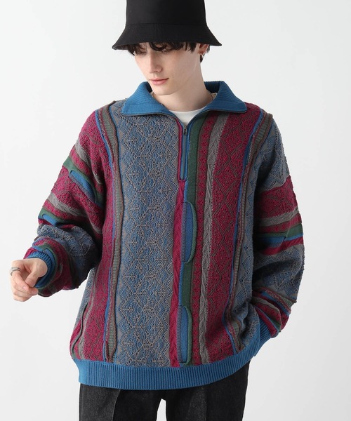 「RAGEBLUE」 長袖ニット LARGE グレー系その他 メンズ