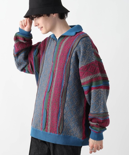 「RAGEBLUE」 長袖ニット LARGE グレー系その他 メンズ