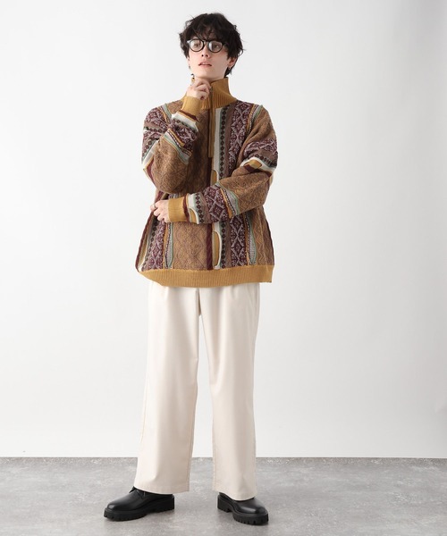 「RAGEBLUE」 長袖ニット LARGE グレー系その他 メンズ
