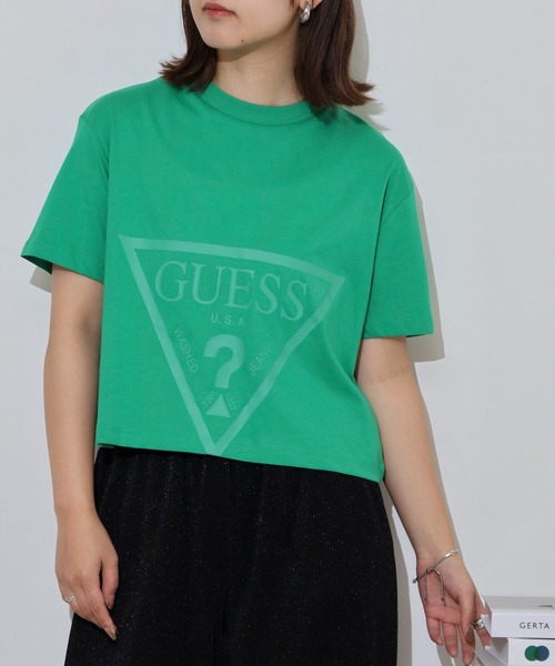 tシャツ GUESS ADELE CROP T-SHIRT TEEシャツ レディース GUESS tシャツ ADELE CROP T-SHIRT TEEシャツ レディース