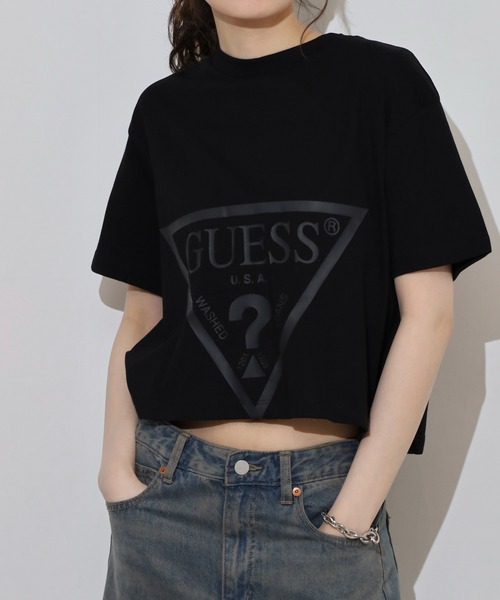 tシャツ GUESS ADELE CROP T-SHIRT TEEシャツ レディース