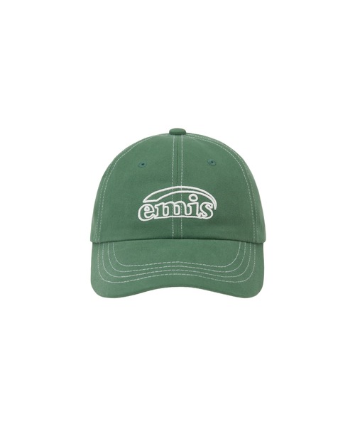 【新品未使用品】emis キャップ ショッパー付き emis キャップ 帽子 BOUCLE VINTAGE LOGO BALL CAP レディース