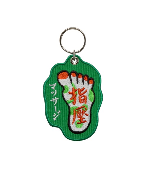 ニューレトロ キーホルダー スティッチワークキーホルダー キーリング