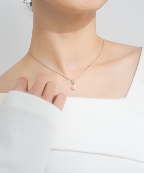 Jewel closet by L&Co. ネックレス プラチナ アコヤパール
