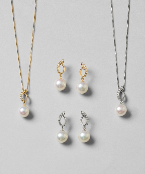 Jewel closet by L&Co. ネックレス プラチナ アコヤパール