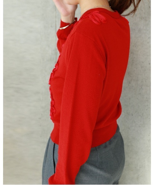 マリリンムーン ブラウス　カーディガン Marilyn Moon（マリリンムーン） カーディガン 「SOI-MeME」sheer