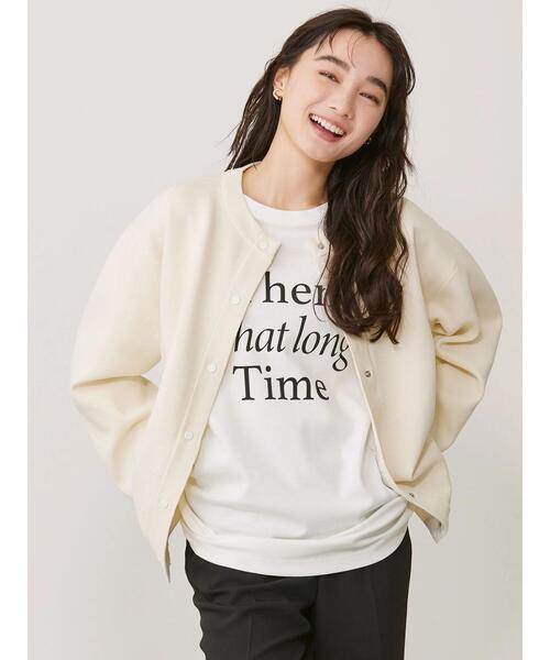「AMERICAN HOLIC」 ニットカーディガン L ブルー レディース_画像2