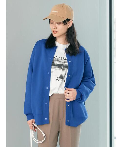 「AMERICAN HOLIC」 ニットカーディガン L ブルー レディース_画像5