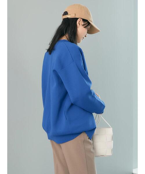 「AMERICAN HOLIC」 ニットカーディガン L ブルー レディース_画像8
