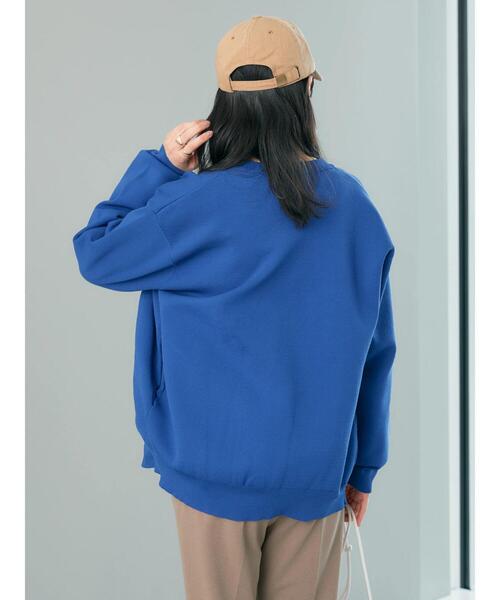 「AMERICAN HOLIC」 ニットカーディガン L ブルー レディース_画像9