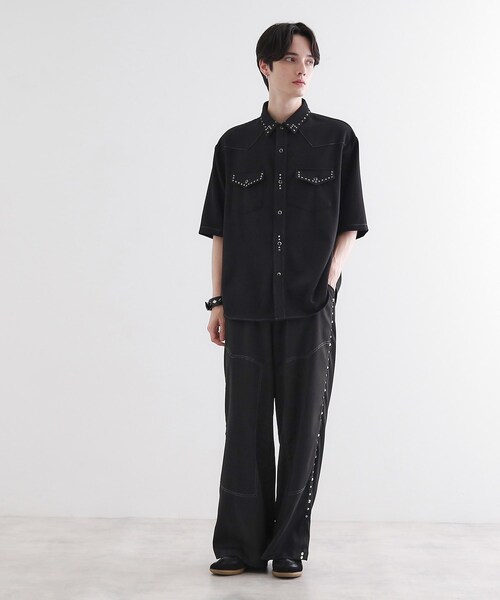 （購入者決まりました）タケオキクチ　レザーウエスタンシャツ tk.TAKEO KIKUCHI（ティーケータケオキクチ） シャツ ウェスタン