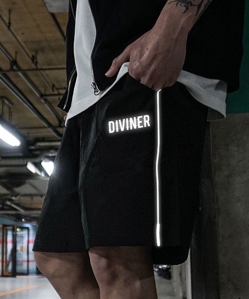 DIVINER（ディバイナー） パンツ Reflector Piping Shorts ショーツ
