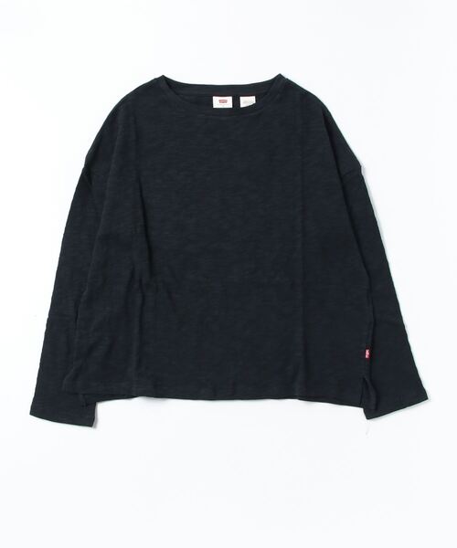 「Levi's」 長袖カットソー M ブラック レディース