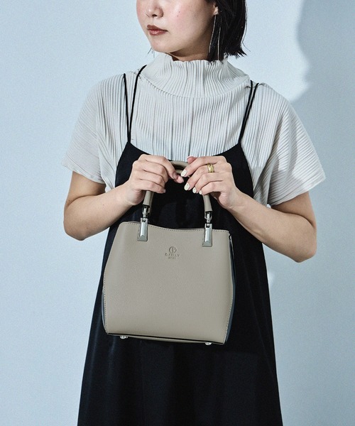 【未使用】D.KELLY ハンドバッグ 　グリーン×ブラック D.KELLY ハンドバッグ 2way スクエアミニハンドバッグ