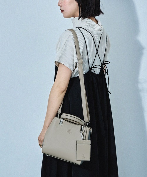 D.KELLY（ディーケリー） ハンドバッグ バイカラーデザインミニ