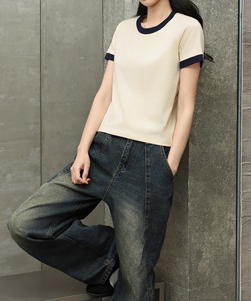 tシャツ リンガーTシャツ レディース : ZOZOTOWN Yahoo!店 - 通販