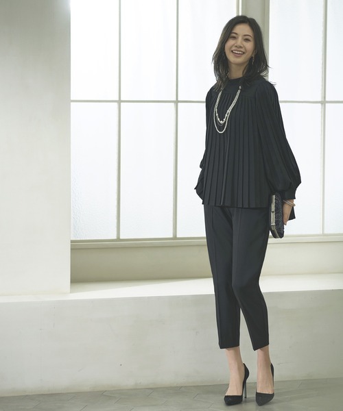 「RUIRUE BOUTIQUE」 パンツスーツ M ネイビー レディース