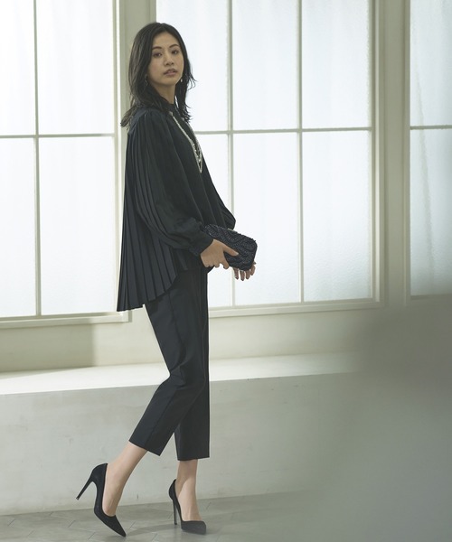 「RUIRUE BOUTIQUE」 パンツスーツ M ネイビー レディース