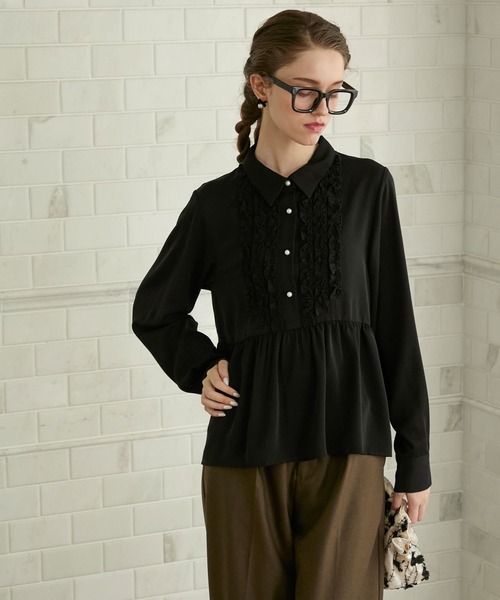 BONLECILL noir ブラウス シャツ 「BONLECILL noir」ボリューム