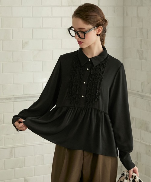 BONLECILL noir ブラウス シャツ 「BONLECILL noir」ボリューム