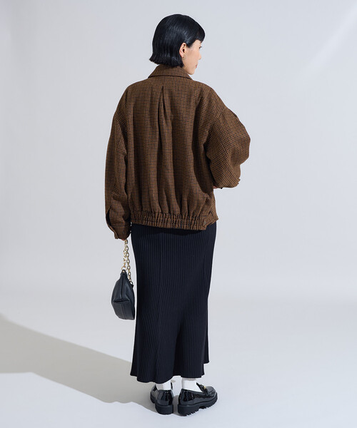 ブルゾン アウター English Wool 襟付きブルゾン/イングリッシュウール ジャケット レディース | FREAK'S STORE | 06