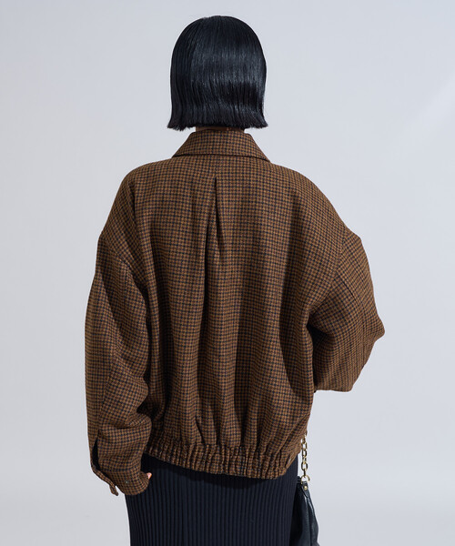 ブルゾン アウター English Wool 襟付きブルゾン/イングリッシュウール ジャケット レディース | FREAK'S STORE | 10