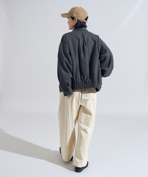 ブルゾン アウター English Wool 襟付きブルゾン/イングリッシュウール ジャケット レディース | FREAK'S STORE | 15