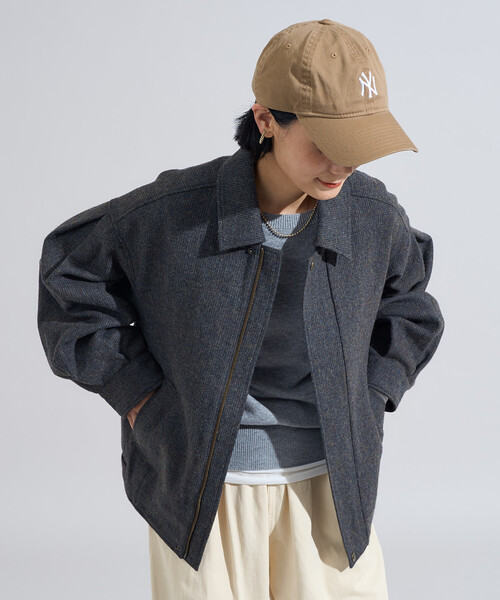 ブルゾン アウター English Wool 襟付きブルゾン/イングリッシュウール ジャケット レディース | FREAK'S STORE | 16