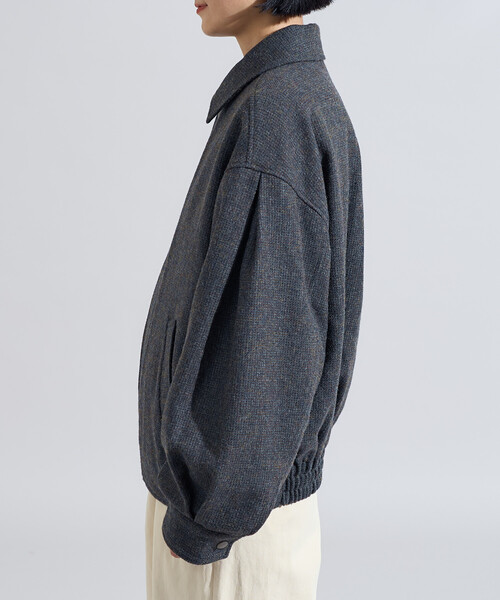 ブルゾン アウター English Wool 襟付きブルゾン/イングリッシュウール ジャケット レディース | FREAK'S STORE | 20