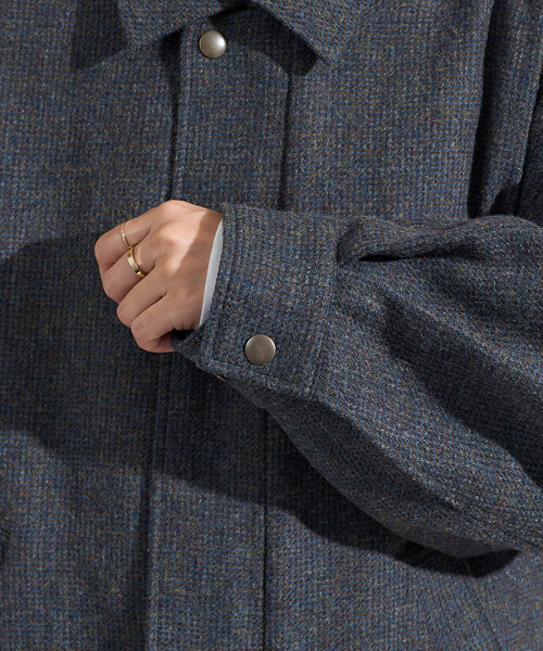ブルゾン アウター English Wool 襟付きブルゾン/イングリッシュウール ジャケット レディース | FREAK'S STORE | 23