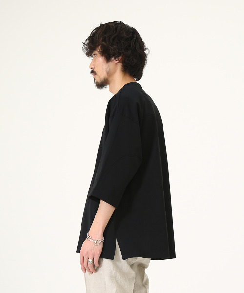 「marka」 7分袖Tシャツ 1 ベージュ メンズ