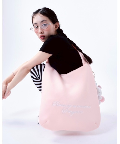 Smyeon ショルダーバッグ バッグ Soft embroidery shoulder bag/ソフト