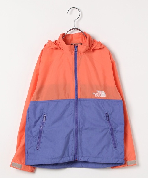 ノースフェイス 美品　コンパクトジャケット　140 オレンジ　美品 ノースフェイス キッズ コンパクトジャケット THE NORTHFACE