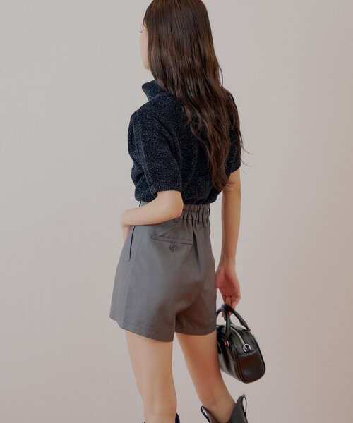 Chico（チコ） パンツ バックネームショートパンツ レディース