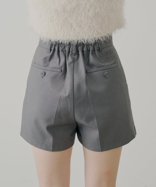 Chico（チコ） パンツ バックネームショートパンツ レディース