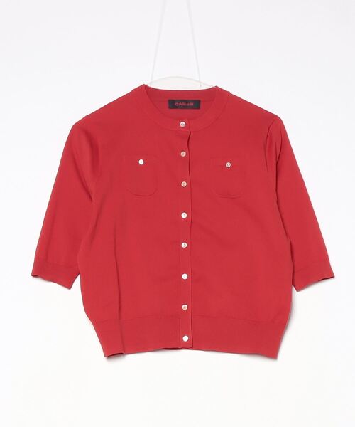 CABaNレッド カーディガン CABaN 「CABaN」 カーディガン X-SMALL レッド レディース