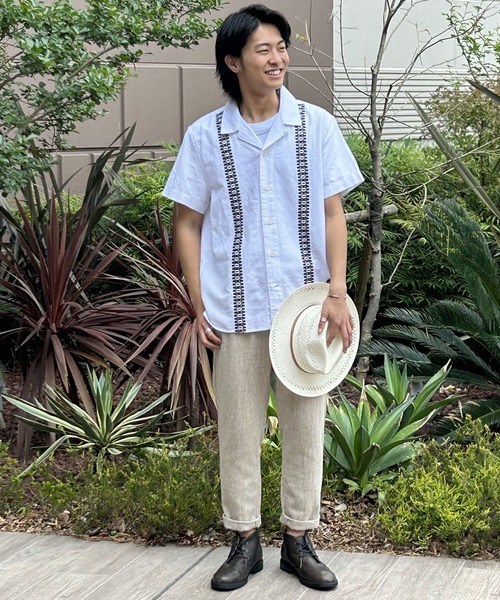 「BANANA REPUBLIC FACTORY STORE」 チノパンツ 34/30 ネイビー メンズ_画像6