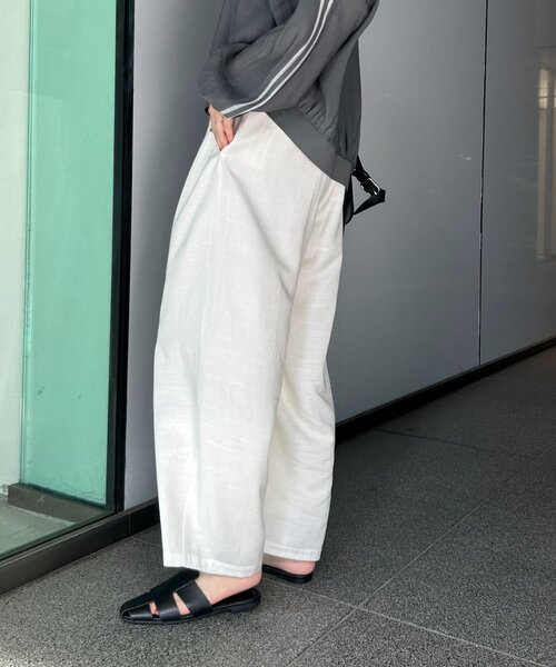 「Jena espace merveilleux」 イージーパンツ FREE カーキ レディース_画像6